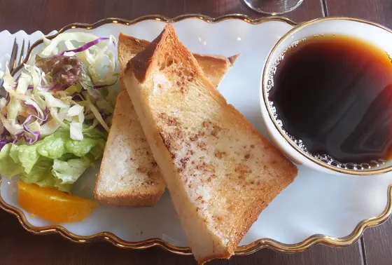 亀山田喫茶室のモーニング