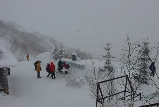 吹雪いていない時に・・