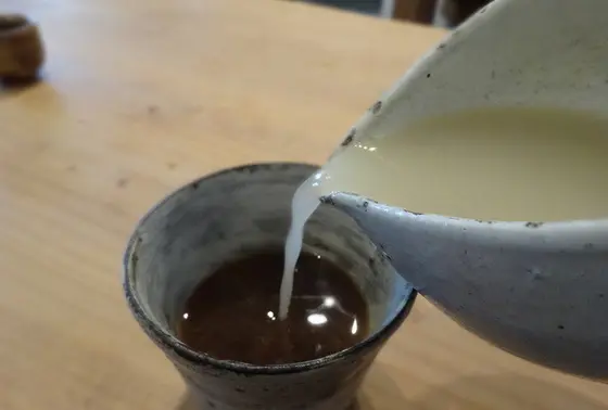 蕎麦湯