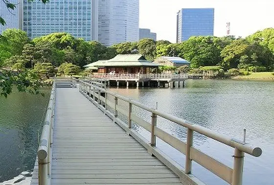 「お伝い橋と中島の御茶屋」