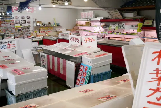 魚介類がいっぱい