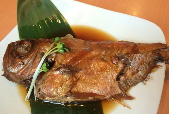 金目鯛の干物定食