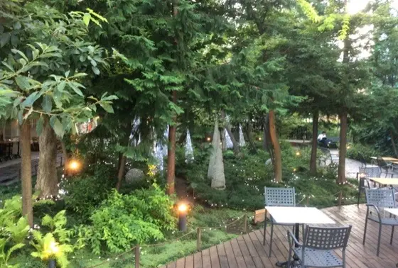 ウッドデッキがおしゃれ