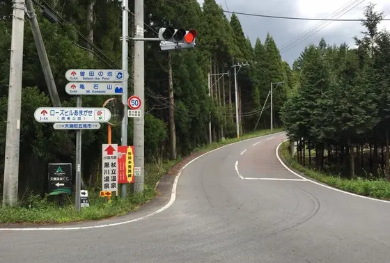 黒川温泉への道⑤（日田ICから）