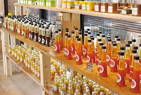 愛媛産の商品がずらり〜✧︎*。