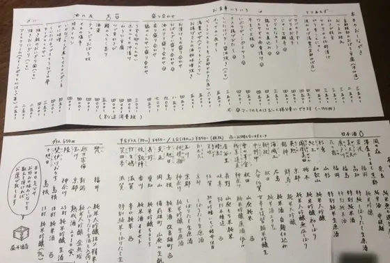 メニュー