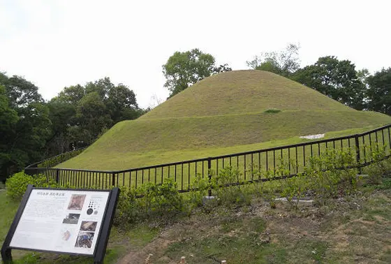 古墳周辺は無料で見ることができます