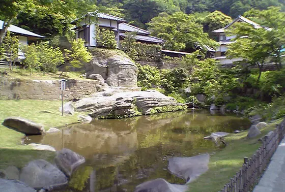 中の庭園のお散歩が癒されます
