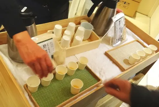 試飲させてくれる！