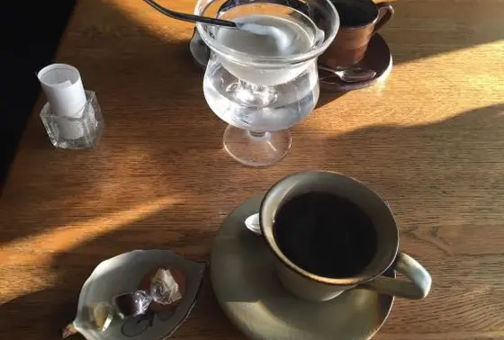 モーニングを食べて。