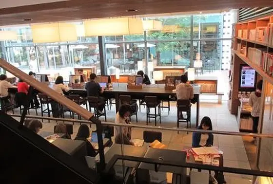 本を読みながらゆったりとした時間を過ごせる