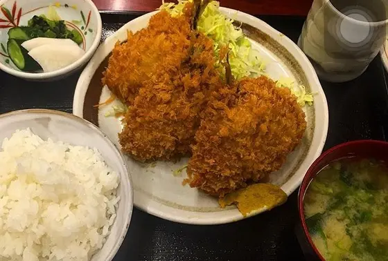アジフライ定食