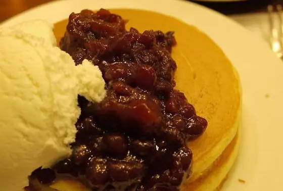 ホットケーキが有名