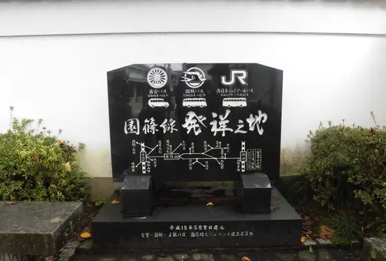 園篠線発祥之地