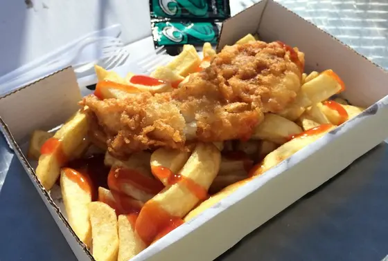 自称イギリスNo.１のFish&Chips