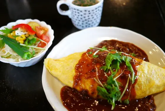 家庭的なオムライス