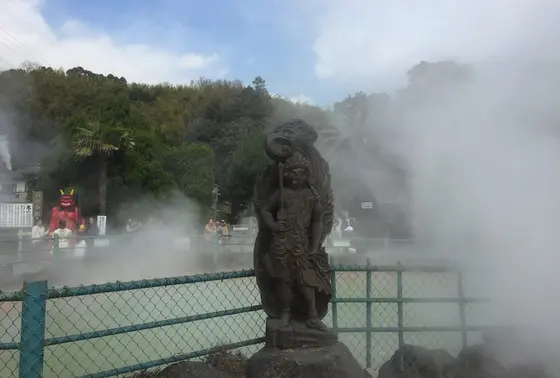 不動明王様と赤鬼