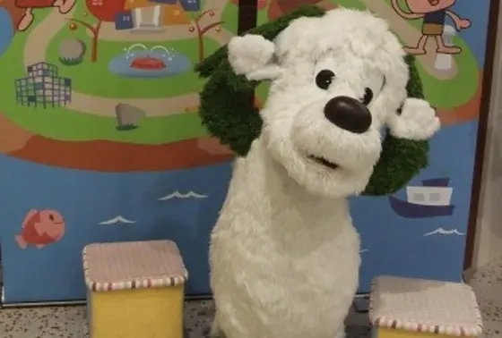 わんわんと写真撮影