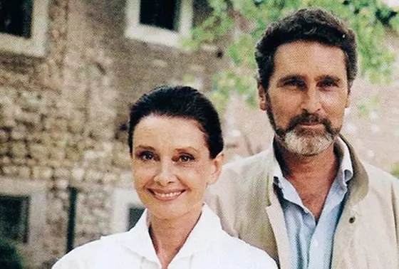 晩年のオードリーとご主人