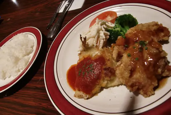 洋食屋さんのランチセット