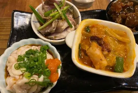 おひとり様でご来店限定・いい感じの肴四種盛り 690円