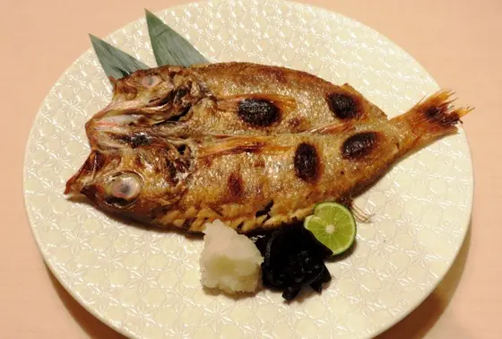 のどぐろの塩焼き