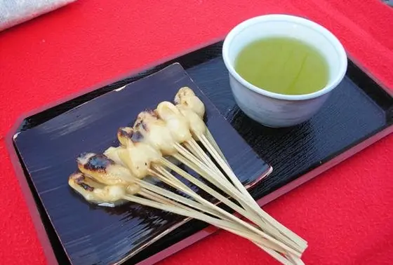 嵯峨名物「あぶり餅」で一服