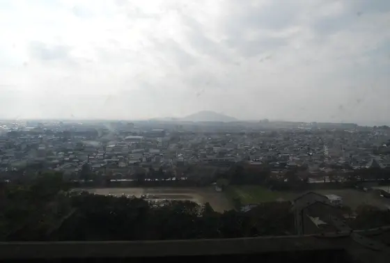 天守からは超展望