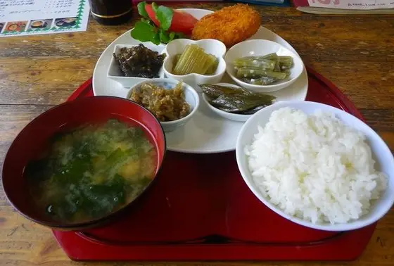 コロッケフキづくし定食