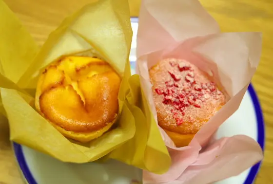人気スィーツはロックチーズケーキ