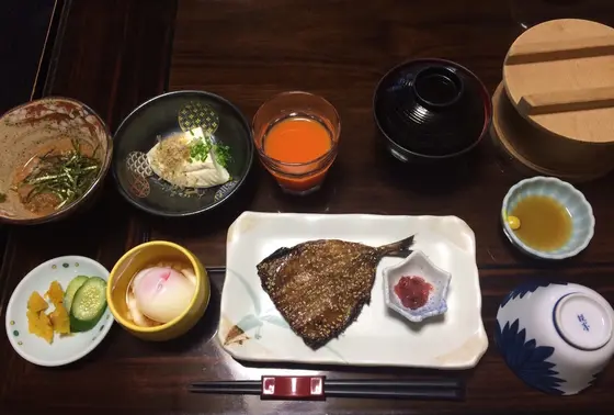 海の幸たっぷり朝食
