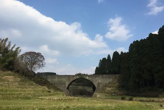 少し離れたところから