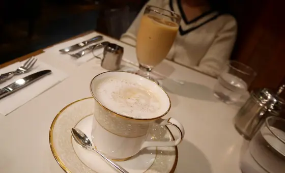 まずはコーヒーを。