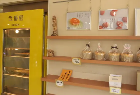 卵を使ったスィーツがいっぱい