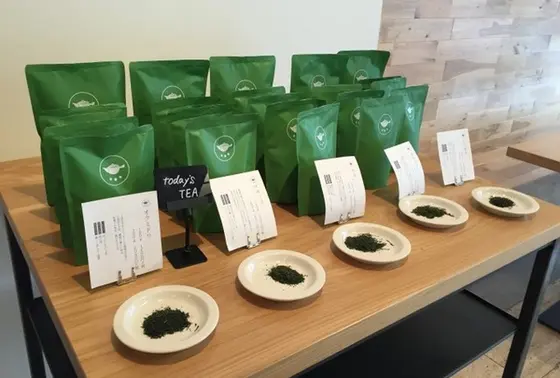 お茶の種類も豊富