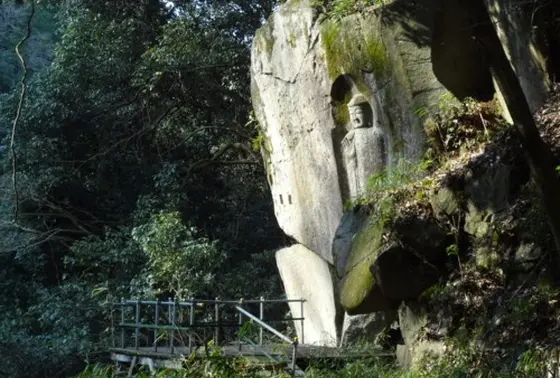 遊歩道で近くまで行けますよ