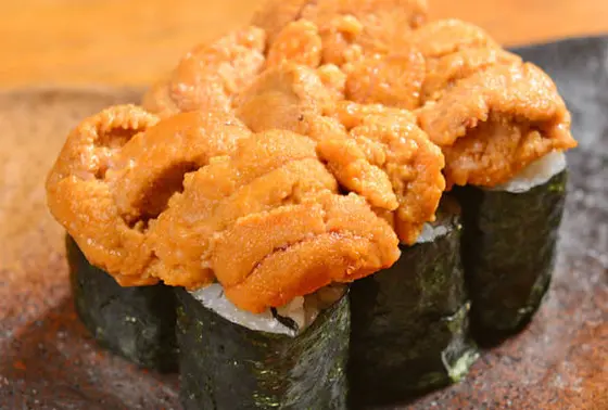 ぶっかけうに寿司