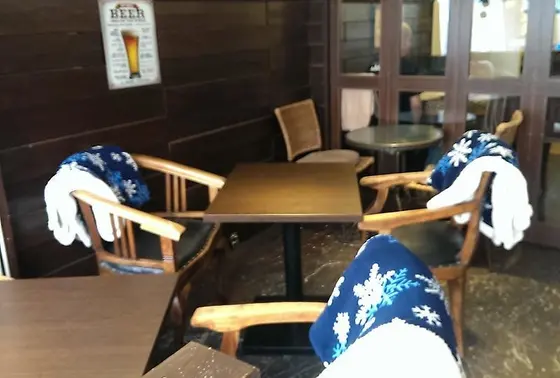 テラス席もあります。