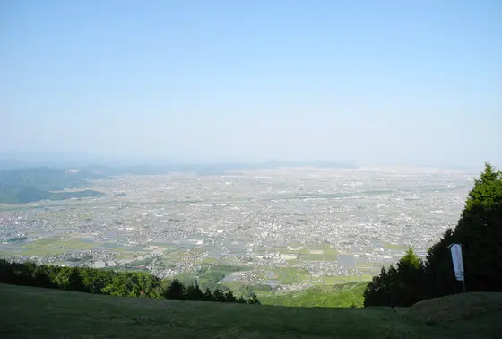 池田山の更に上からの眺め