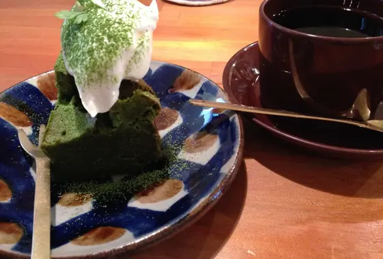 ボリュームたっぷりのケーキ