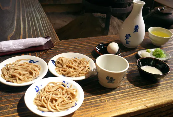 おそばとダシの特長