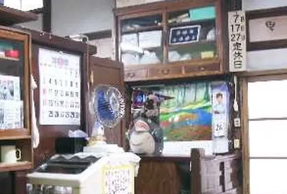 レトロな番台
