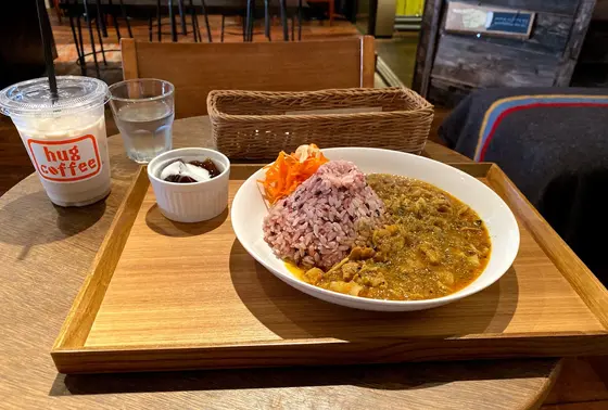 カレーも美味。