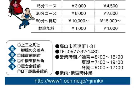 時間と料金