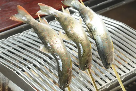 あまご塩焼き