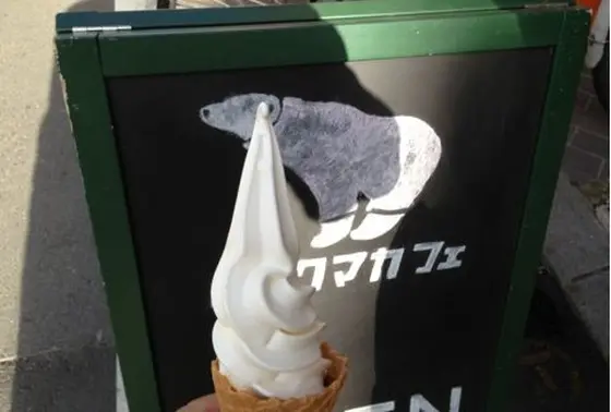 人気はソフトクリーム。