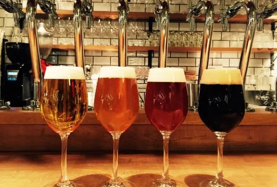 クラフトビールが楽しめる