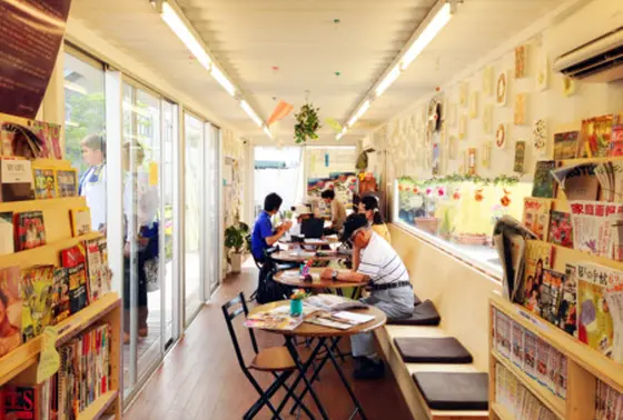 「図書館コンテナ」