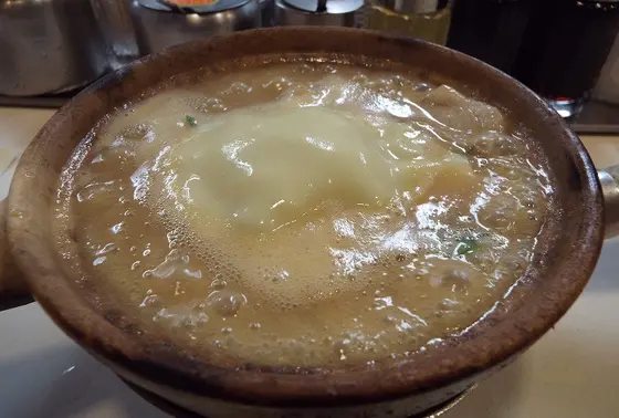 天下一品 土鍋チーズ
