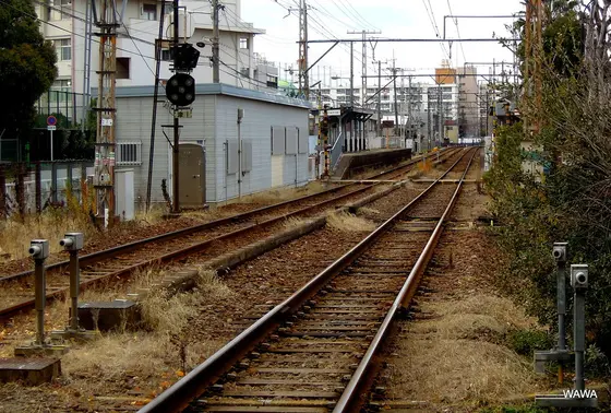 南海汐見線津守駅